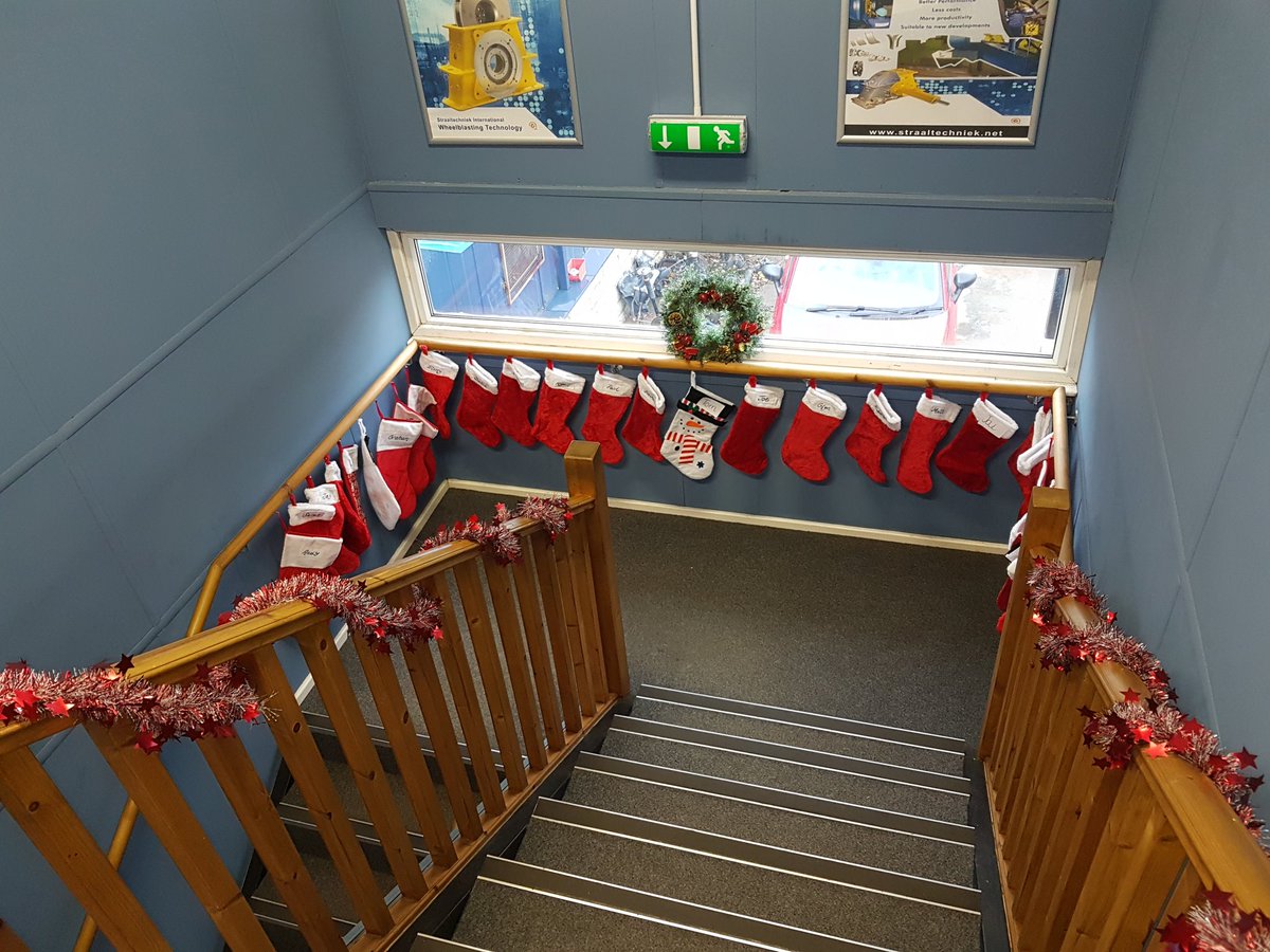 straaltechniek's tweet photo. Straaltechniek UK is all trimmed up ready for Xmas https://t.co/6YjomJuzaO