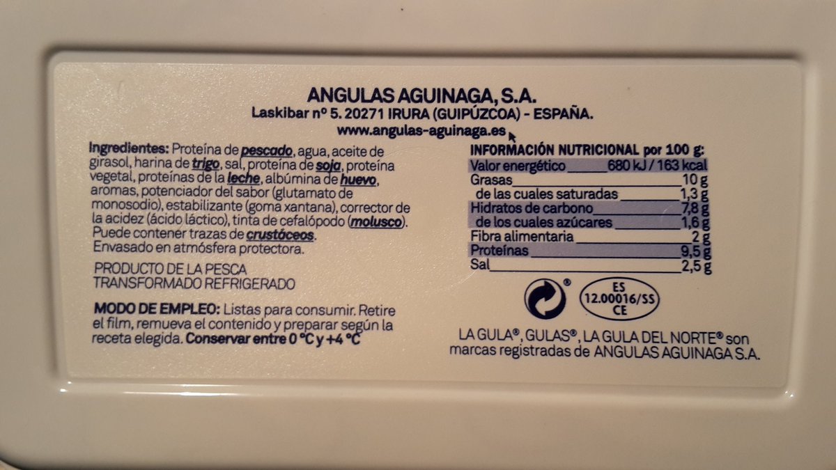 SilviaZnut's tweet photo. Comer #pescado, #legumbres, #huevos y #carne es más sano y de mejor calidad que las #gulas
#NutriTip #ComeComida #PseudoProductoProteico https://t.co/BSN6WUGtlJ