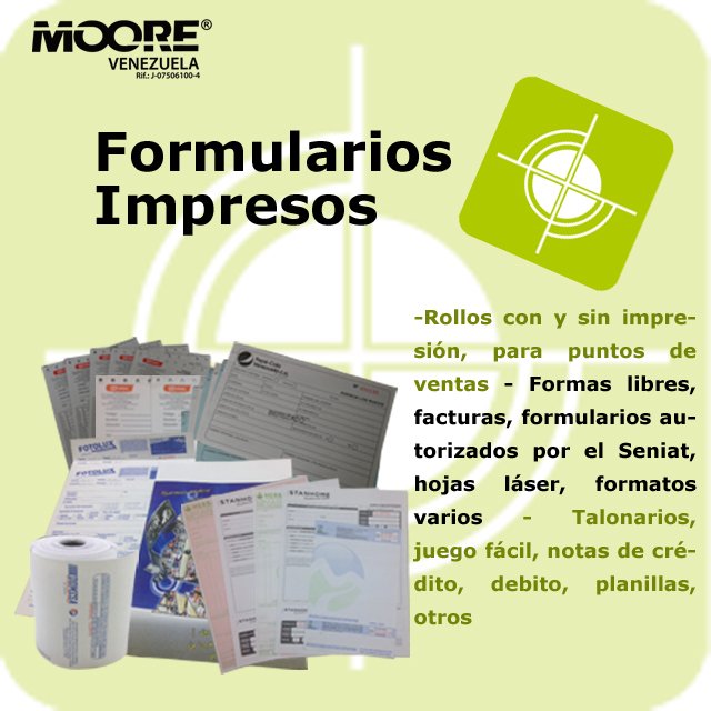 MooreVzla's tweet photo. ¡Feliz tarde! Una de nuestras líneas de Productos son los #FormulariosImpresos. En ella, podemos ofrecerte las soluciones gráficas que requieres en cuanto a #facturas, #formaslibres, #talonarios #rollos, #juegofacil, #planillas y mucho más. ¡Escribe sin compromiso! #imprenta https://t.co/n7PkmrXtWV