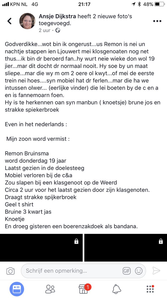 enzolwd's tweet photo. @Burgernet_FR @burgernet_frl Wie weet waar Remon is, afgelopen nacht voor het laatst gezien in de Oude Doelesteeg en later op de Nieuwestad #Leeuwarden #PolLWD https://t.co/tkcEYHu8vK