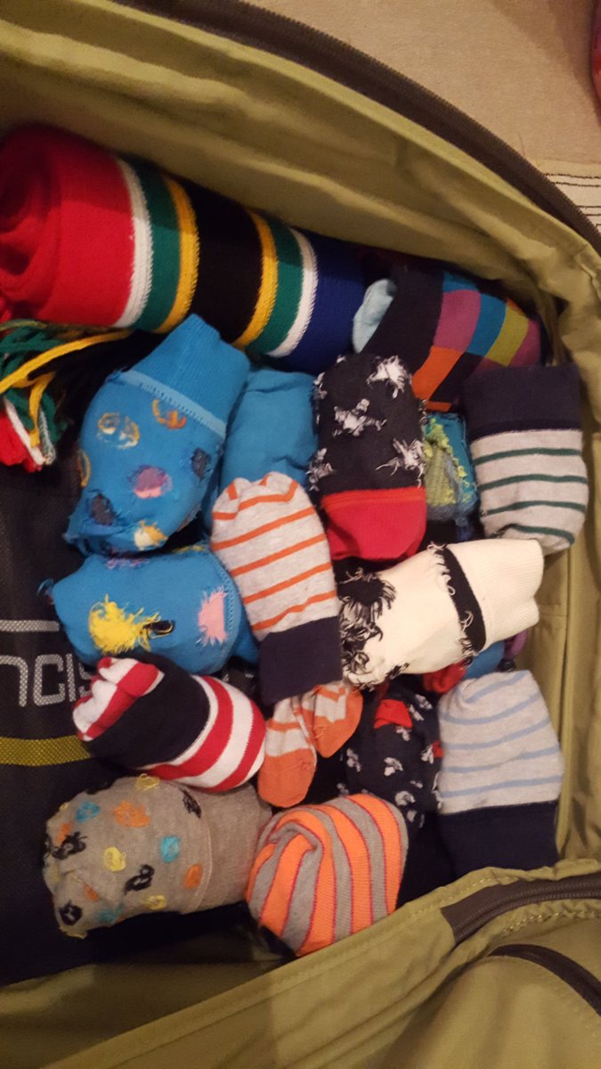 RobinAdamsZA's tweet photo. Progress! I need a suitcase just for socks! #PackingDiaries https://t.co/qEK42AEDmL