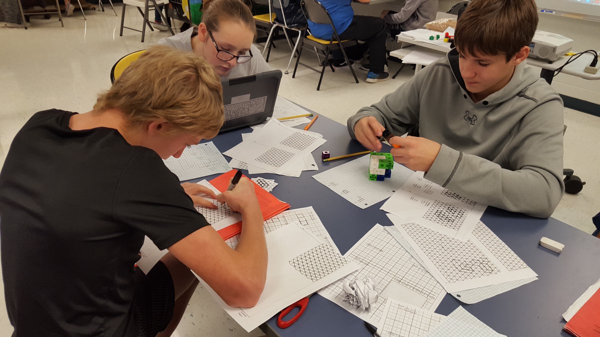 Coach_Oram's tweet photo. It has been a great week and great Friday in JH STEM. Ss working hard on their Puzzle Cubes & it is about to pay off. More to come! #DrexelTech #Oramtech. @STEMKC https://t.co/I8VoheeU1F