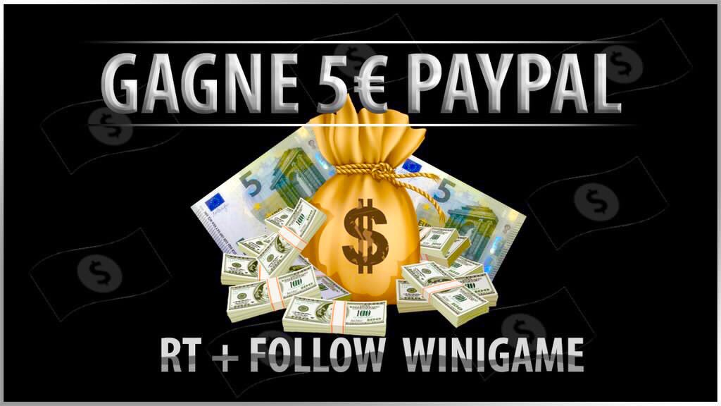 WigYT_'s tweet image. #Concours paypal 🍀

.

Remporte 5€ 💶

.

Rt + Follow @PreniumConcours &amp;amp; @WiniGame 🍀

.

Tirage : Vendredi 8/12 à 19h⏰