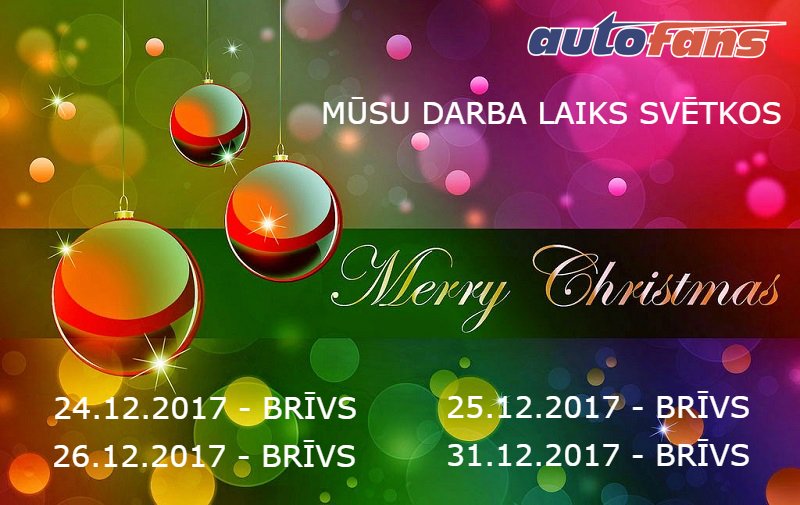 Auto_Fans_'s tweet image. PRIECĪGUS SVĒTKUS!