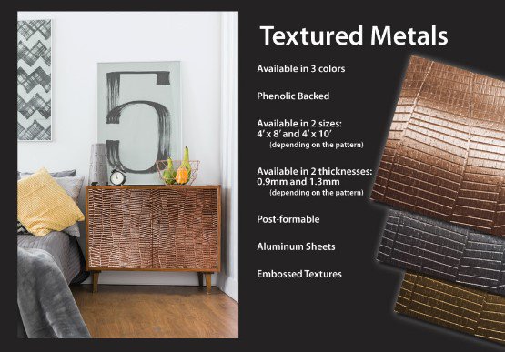roosintl's tweet photo. Specified Textured Metals are easy to install and take your design to the next level.
Learn More: https://t.co/lVUkEUz7tR
Request Info: https://t.co/hXwyitpEFa
#interiordesignmaterials #interiordesign #roosintl #texturedmaterials #commercialdesign #designmaterials #FL https://t.co/09PxZuPJnj