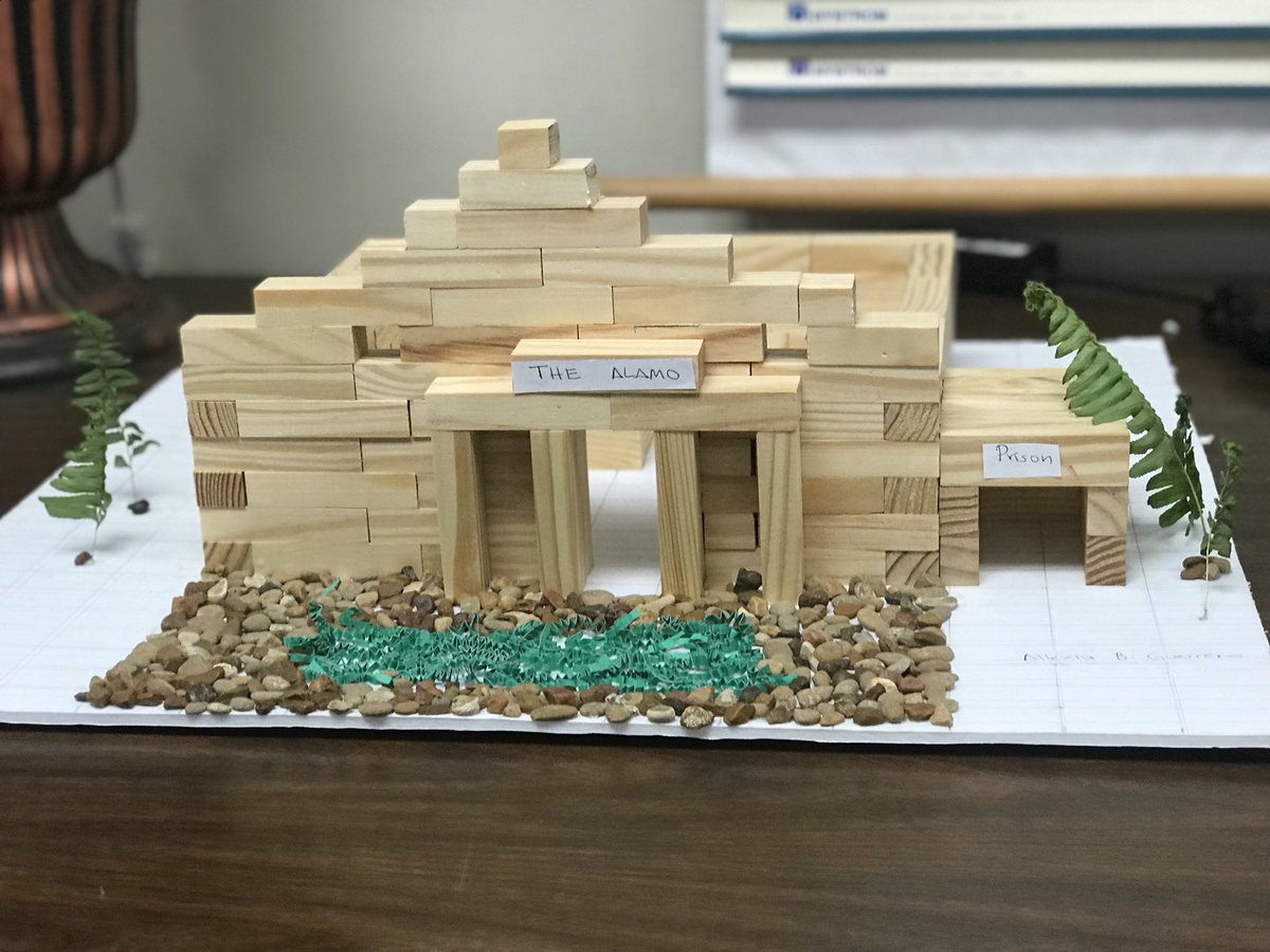 hapyeaster's tweet photo. JMS Alamo projects Coach Harris and Mr. Webb @JMSBrave TX History at @JacksonvilleISD https://t.co/jriYeTU9ca