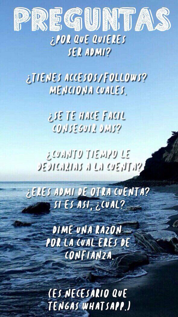 helpdms220's tweet photo. Estamos buscando admis!💃🏼
Si estás interesad@ y quieres formar parte de este fabuloso team💅🏻 manda dm contestando las preguntas de la imagen! Estaré leyendolas👀💙 tienes que ser muy activ@ y tener WhatsApp😊 https://t.co/K5FRLGyZMV