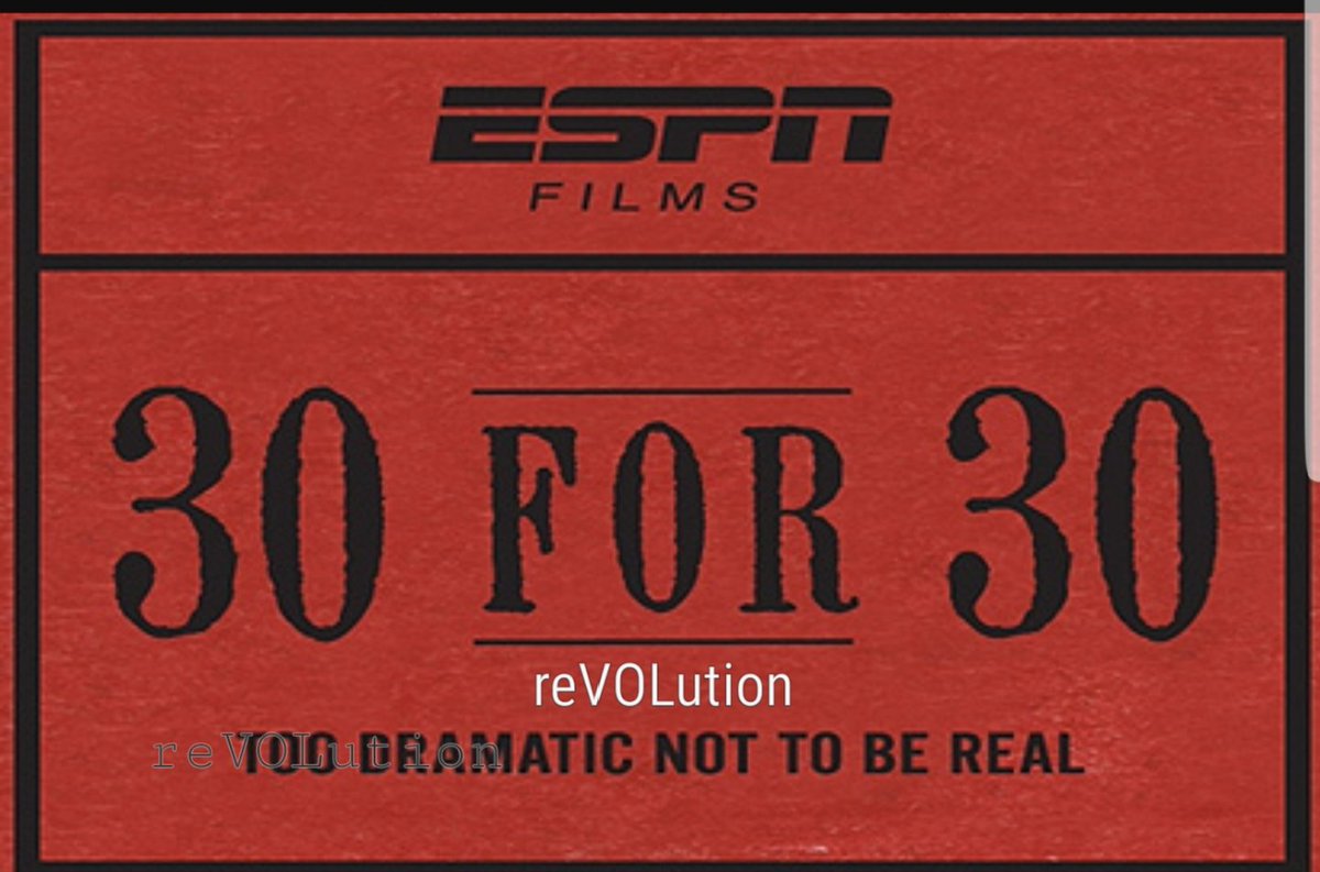 nborden2's tweet photo. @espn 30 for 30 presents...... #ESPN #VolNation #reVOLution https://t.co/CvJcGaPjoi