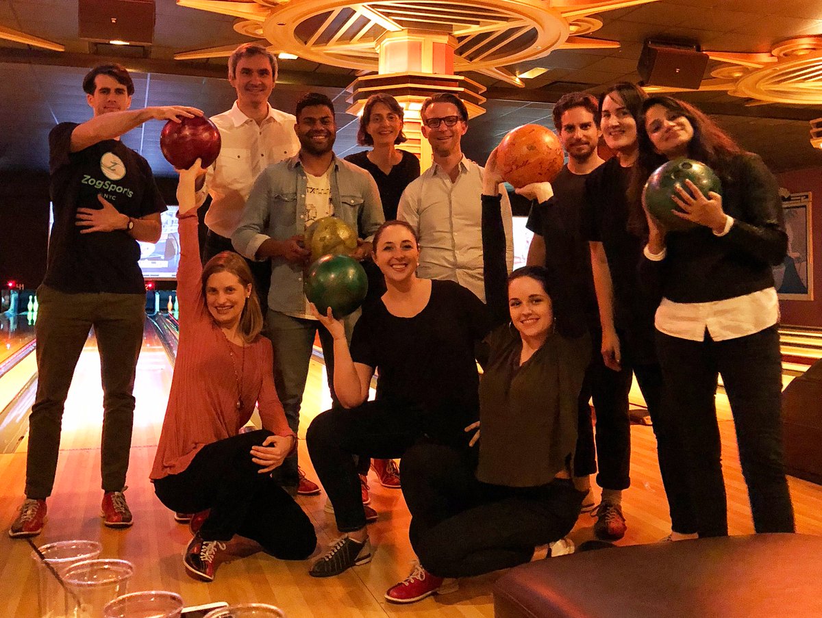 cgpartners's tweet photo. C&amp;G Partners makes the @ZogSports #bowling playoffs at @bowlmorlanes #teambuilding #designforculture #cgpartners #FridayFeeling https://t.co/OK178t4EZR