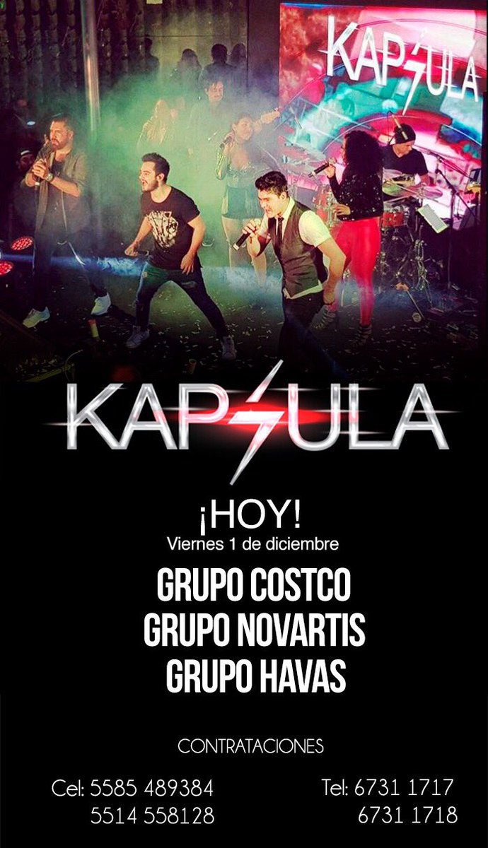 SandraPlanter's tweet photo. HOY... KAPSULA! 🎤🎉 #costco #novarti #havas https://t.co/rCgMHpKPOd