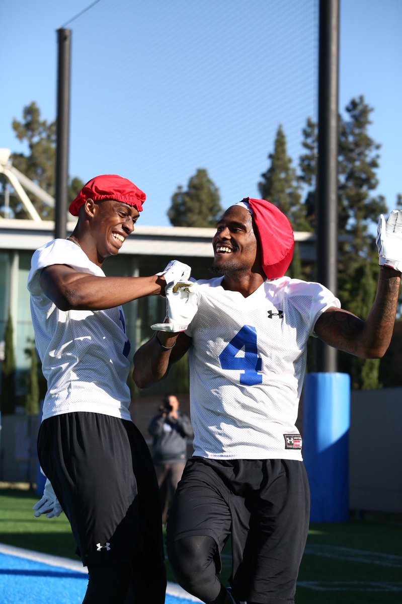 UCLAFootball's tweet photo. Starting the day off with a competitive 7-on-7 tournament. 

#GoBruins | #4sUp https://t.co/hf0RsZfBtb