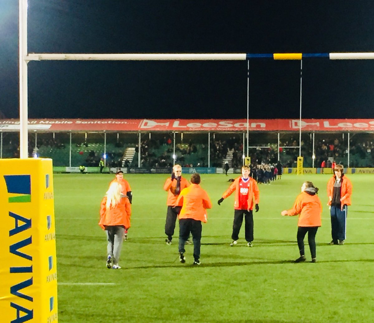 <a href="/newcollworc/">NCW</a> Hugby players showing everyone how it’s done at <a href="/WorcsWarriors/">Worcester Warriors</a> at half time. What an #amazing group of students we have #anotherreasontobeproud 🏉🌟🌟🌟👏👏👏