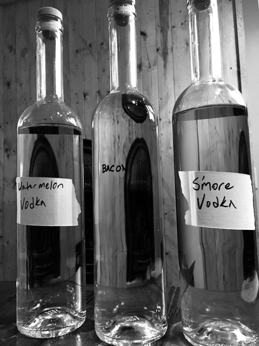 BarnstormerBeer's tweet photo. Coming soon to the LCBO? Maybe. Samples dropped off today! #WatermelonVodka #SmoreVodka #BaconVodka #RussianIntelligence https://t.co/BJ3XeI1o5A