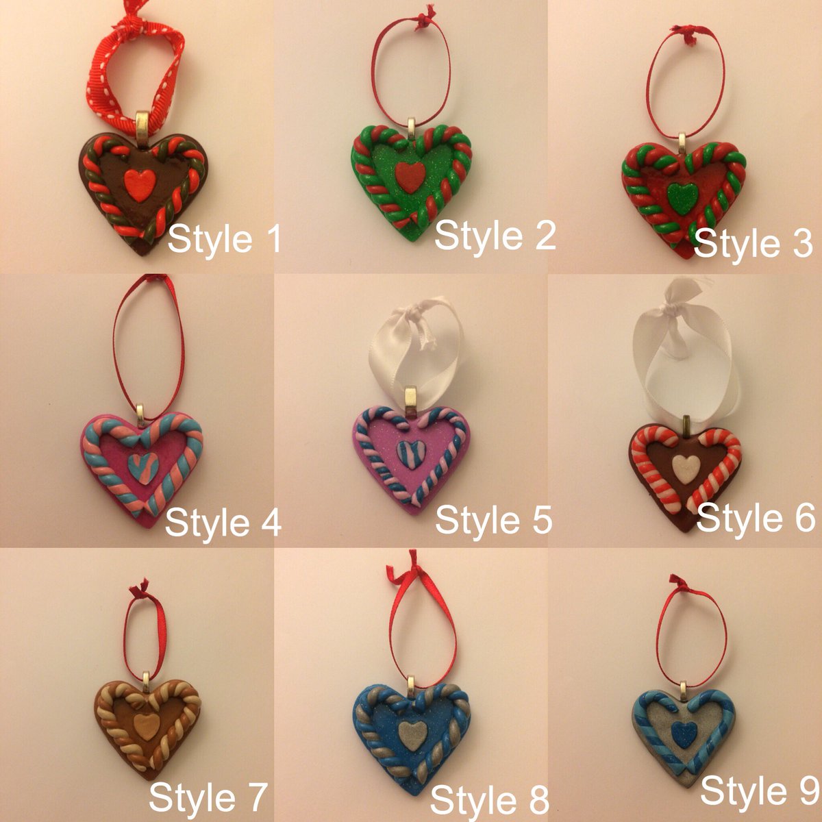 ToadstoolCraft2's tweet image. Updated stock listing for my polymer clay heart baubles, as my Christmas market ends in a couple of days I thought I’d update my website for these little beauties. Get them now for putting your tree up! 🎄💚❤️🍄 etsy.com/uk/listing/549…