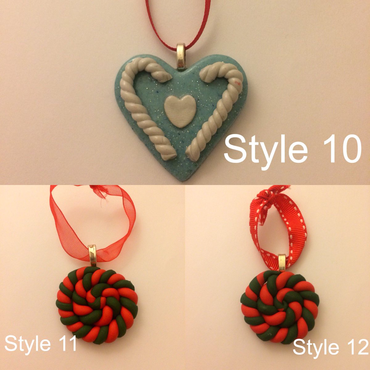 ToadstoolCraft2's tweet image. Updated stock listing for my polymer clay heart baubles, as my Christmas market ends in a couple of days I thought I’d update my website for these little beauties. Get them now for putting your tree up! 🎄💚❤️🍄 etsy.com/uk/listing/549…