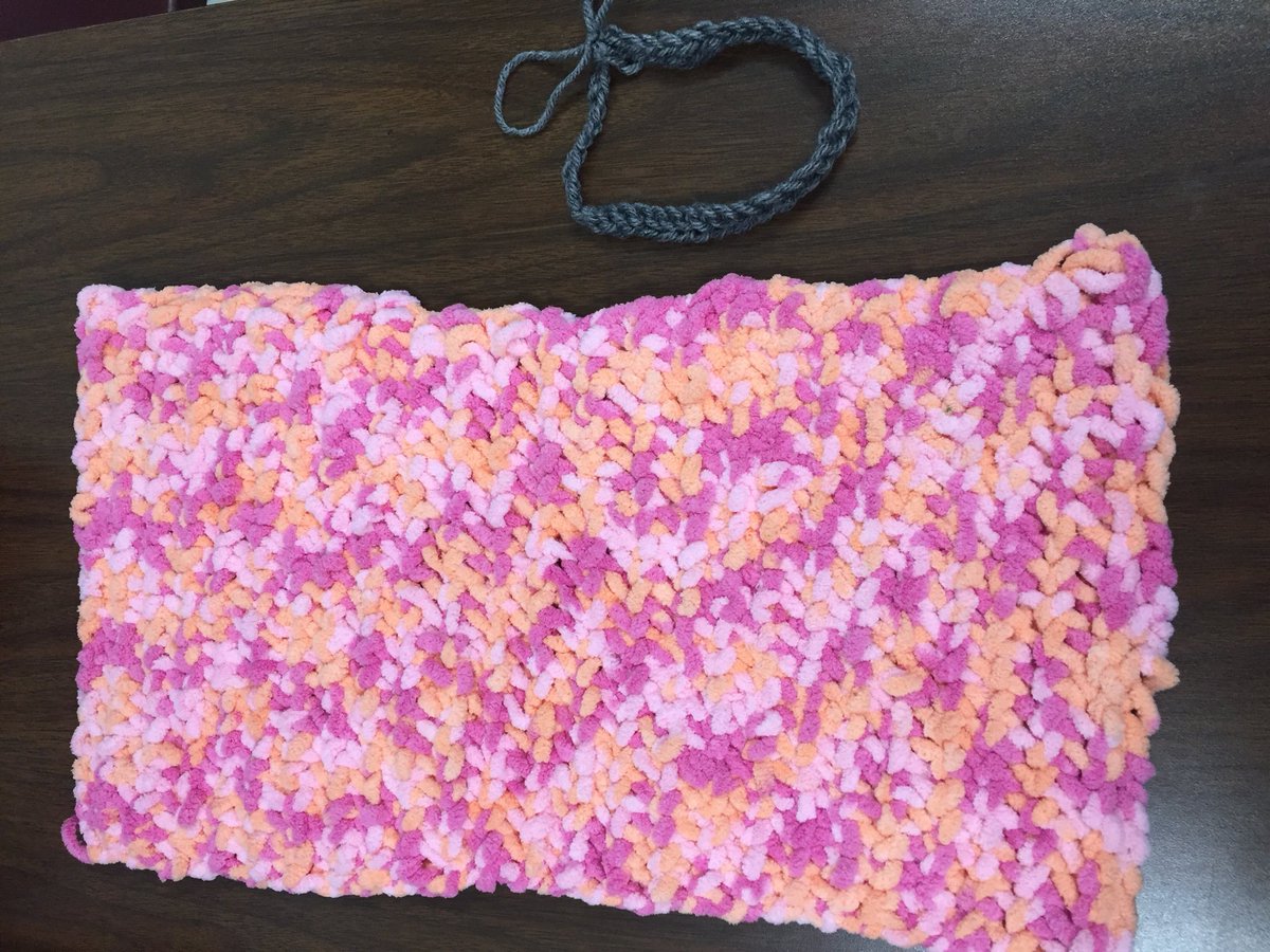 MrsMcJackson's tweet photo. Blown away at the work my students are doing and the donations given to our @HuffinesMS Crochet Club!  My sweet students are making hats for newborns and elderly in our community!  Love their generous hearts... @LewisvilleISD #giveback https://t.co/DKK7dg18kP