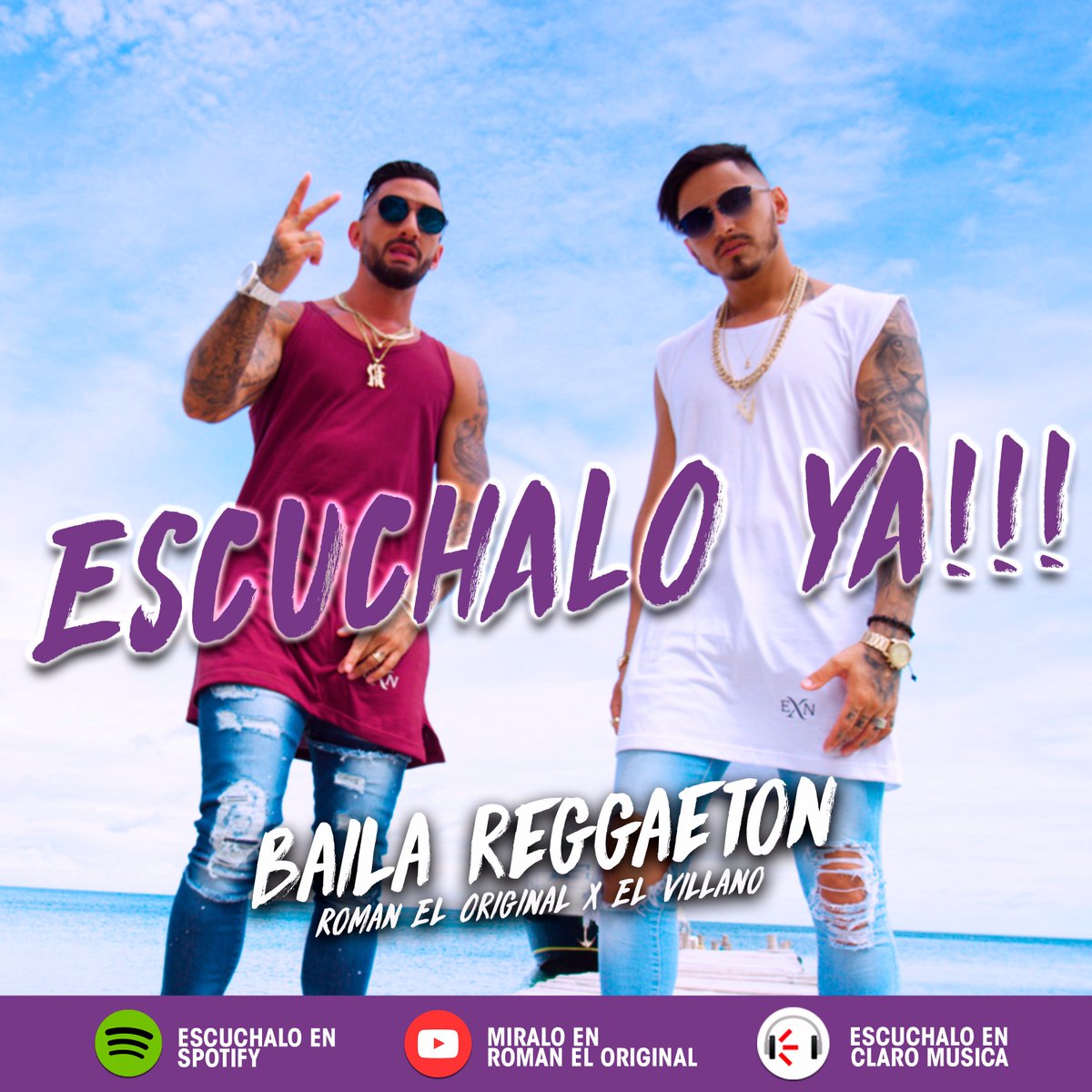 romansivori's tweet photo. Acá esta lo nuevo!! 👉👉 https://t.co/kvEtMbV99n #DalePlay y que suene en todo el mundo 🌎🌍🌏💯🎶🔊🔊🎤#BailaReggaeton #RomanElOriginal #Distinto https://t.co/x0IkyQLNtA