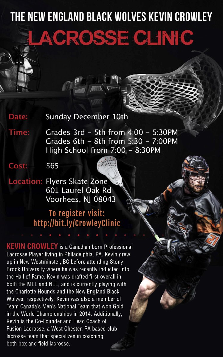 KevinCrowley21's tweet photo. Running a Box Lacrosse Skills Clinic in Voorhees, NJ December 10th! Check out the flyer for all the details! #boxisbetter https://t.co/zblVI381Lo https://t.co/VwauPPwZJR