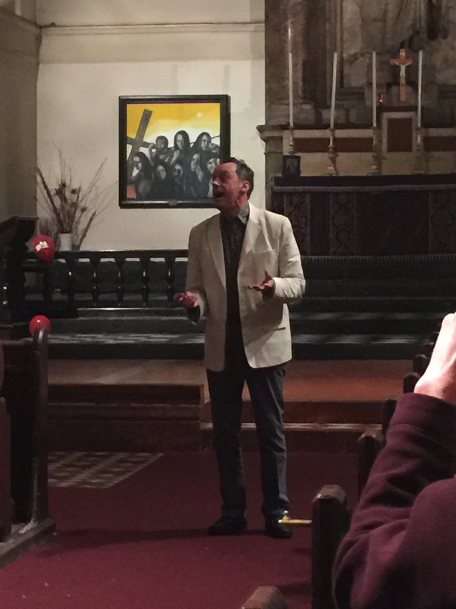 firewool's tweet photo. A real treat to hear the simply fabulous Dr Rex Melville sing #WorldAIDSDay Concert at #StJohn’s Bethnal Green https://t.co/lcFJCsR8Iy