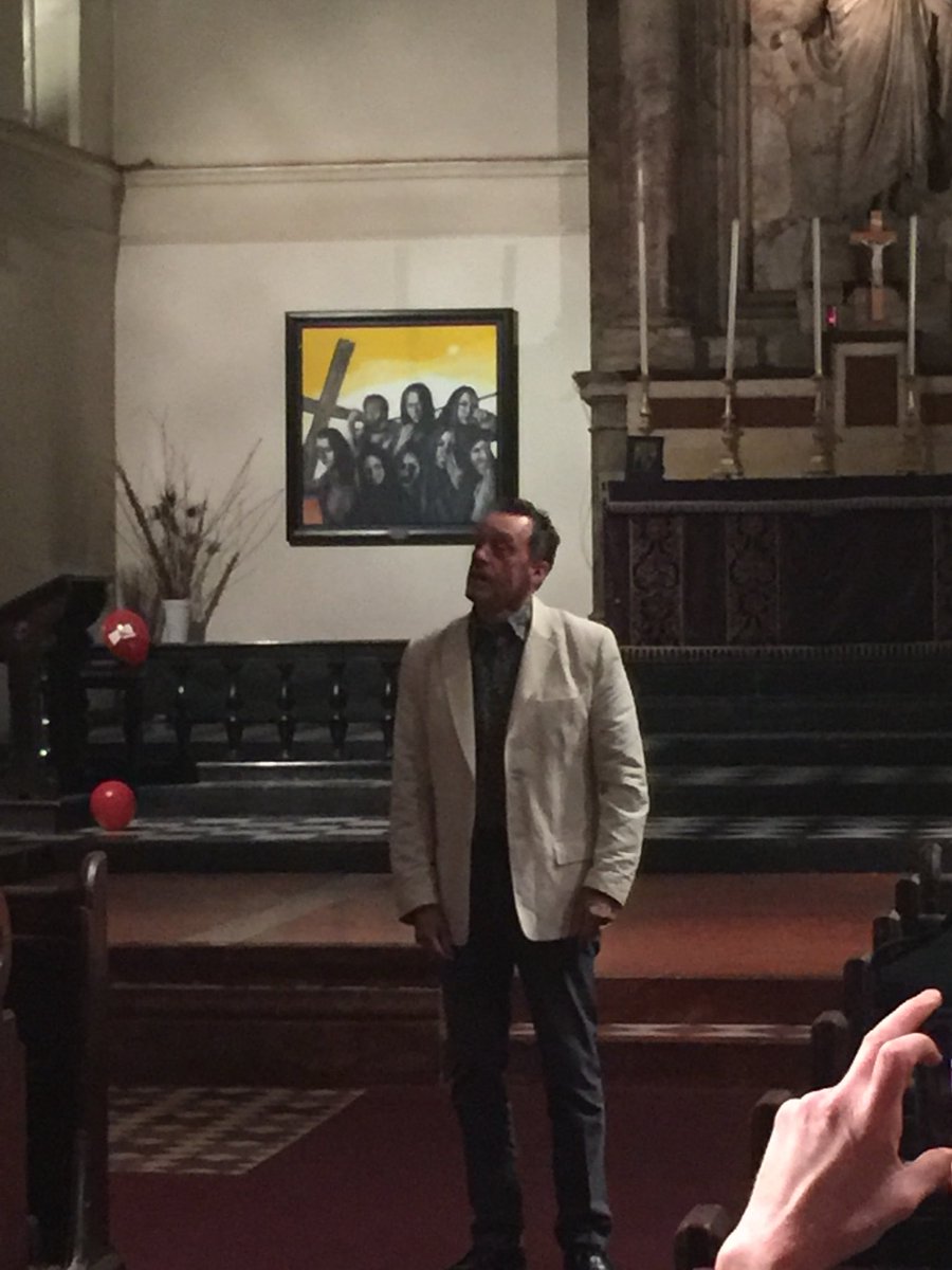 firewool's tweet photo. A real treat to hear the simply fabulous Dr Rex Melville sing #WorldAIDSDay Concert at #StJohn’s Bethnal Green https://t.co/lcFJCsR8Iy