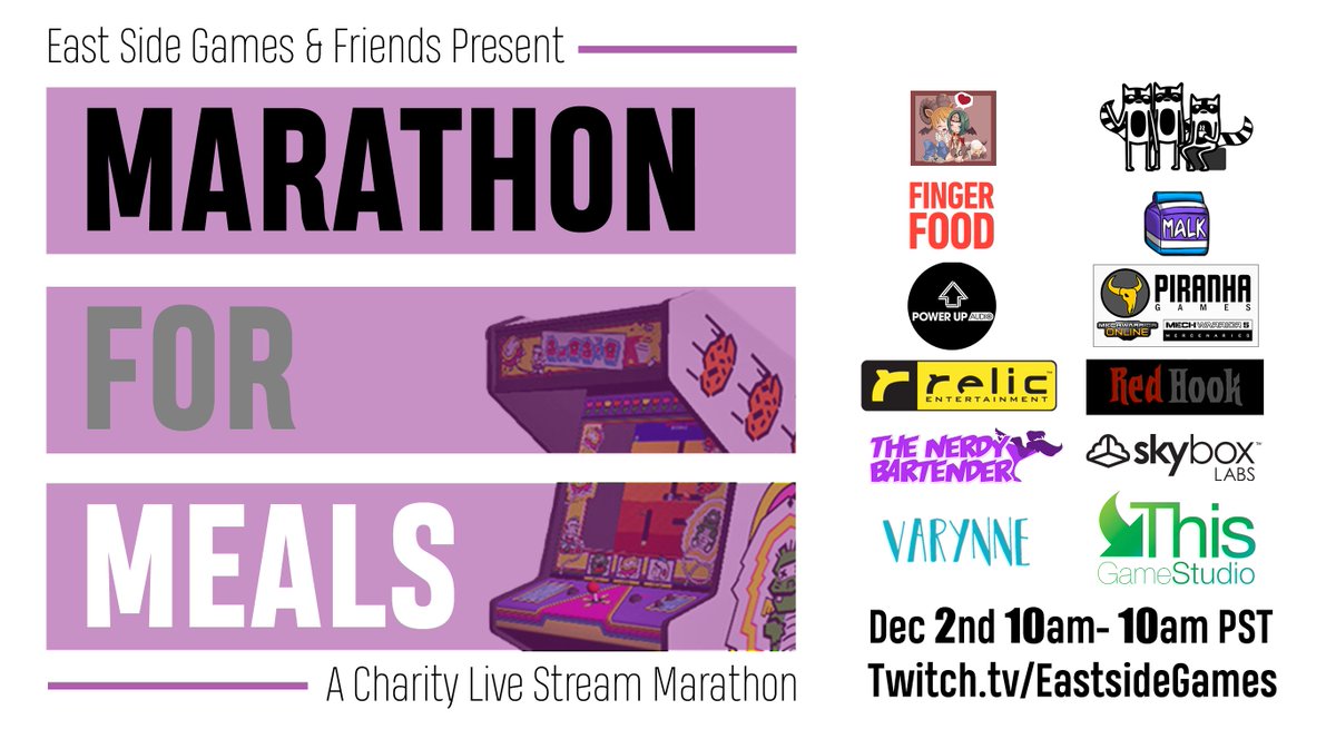 EastSideGames's tweet photo. We're going live for 24 hours tomorrow to raise money for the @VanFoodBank ! Drop by and check out the Vancouver gaming community do their thing. See you at 10am-10am on https://t.co/OMac5Vsmoj. 
Feel free to donate anyways via this link: https://t.co/aDet7z2mRy https://t.co/WxraJP4pvk