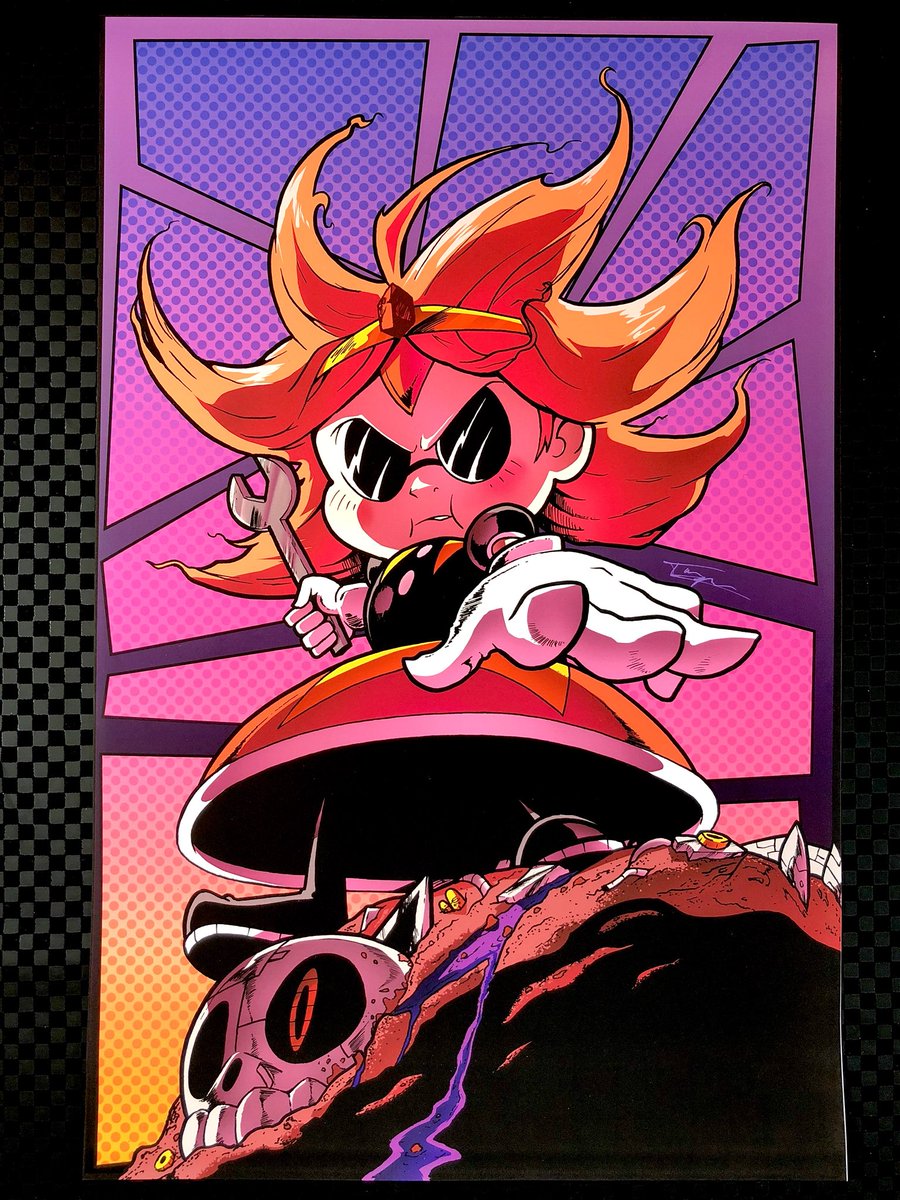timcampbe's tweet photo. FINISHED EGGETTE PRINT 😧@blackbookalpha #drawing #ink #inked #art #cartoon #cartoonart #comic #comicart #eggette #omelette #omelletta #eggetha #print #sonic #sonicthehedgehog #sonicmania #robotnik #eggman #eggmanempire #robian #mobian #robot #evil #villain https://t.co/tF4WygmLnk