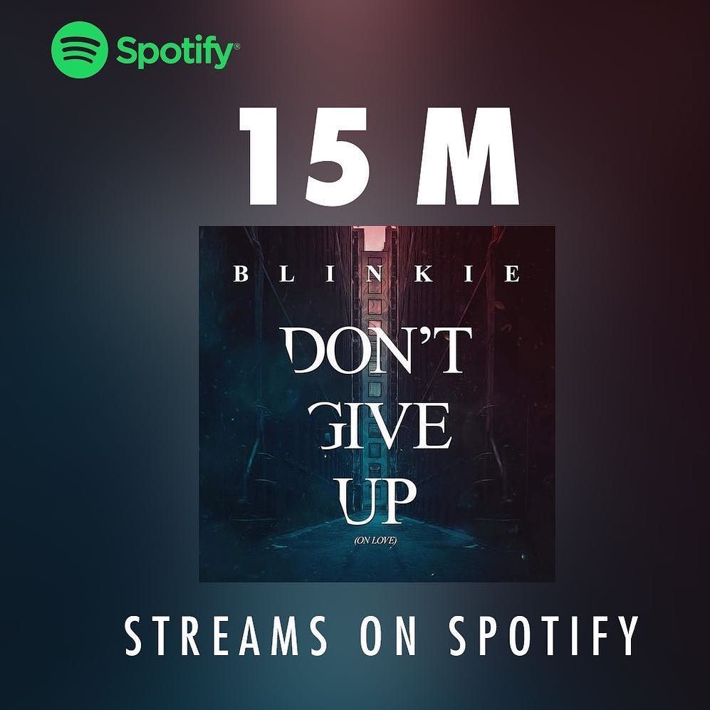 Big up my bro @iamtheblinkie 15M streams on his debut single. Looks like it’s not stopping any time soon. More on the way... ift.tt/2zGk556