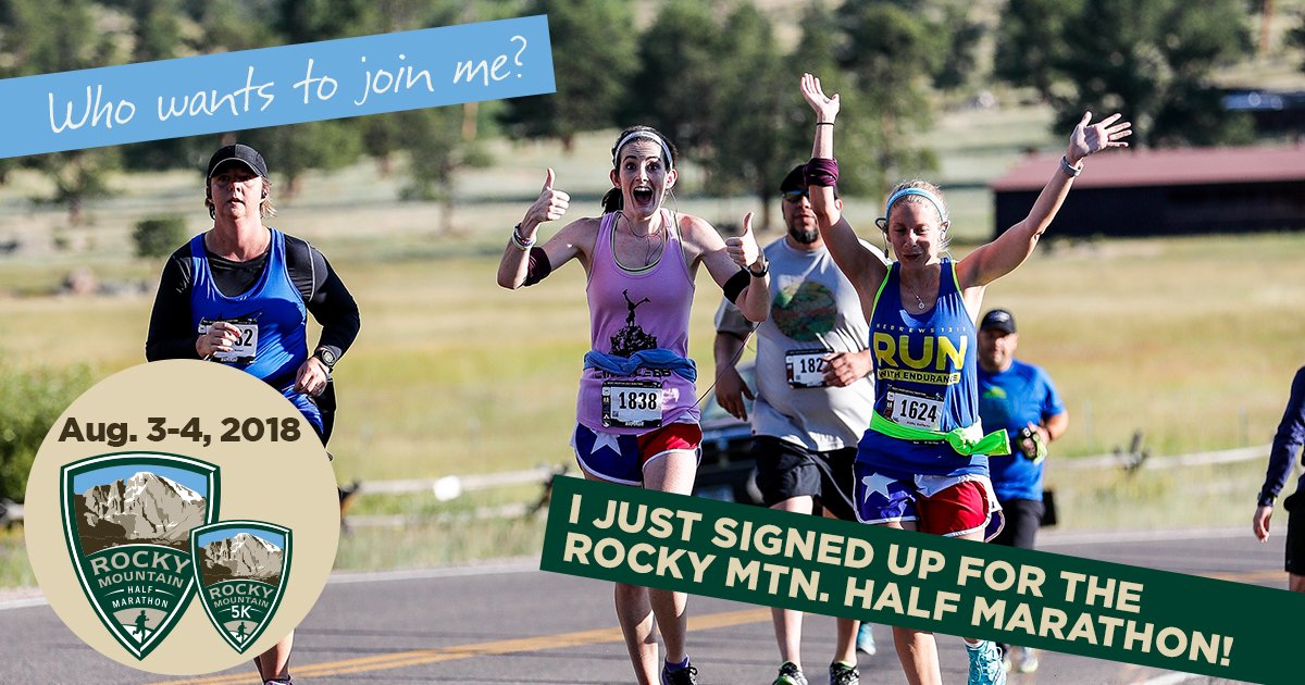VacationRaces's tweet photo. Who's ready to run in some fresh mountain air?
Registration is now open for the 2018 Rocky Mtn. Half Marathon! https://t.co/YIy7ZNjBe3
RT if you want to join us at the #RMhalf ! 🌄🏃♀️💨 https://t.co/I0IbsyCin1