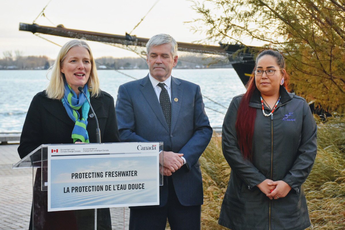 cathmckenna's tweet photo. I’m proud to say that our government will invest $44.8M in the #GreatLakes Protection Initiative. We will to continue to build the resilience of our coastal wetlands, reduce the release of harmful chemicals and strengthen our partnerships with Indigenous peoples https://t.co/Sa6GvzrWzk