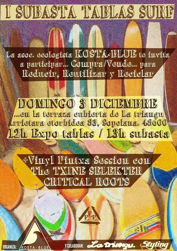 surfingexplorer's tweet photo. Subasta de tablas de Surf este domingo en Sopelana. No te lo puedes perder. Recicla-Reutiliza-Reduce! https://t.co/1znuxRfJRY