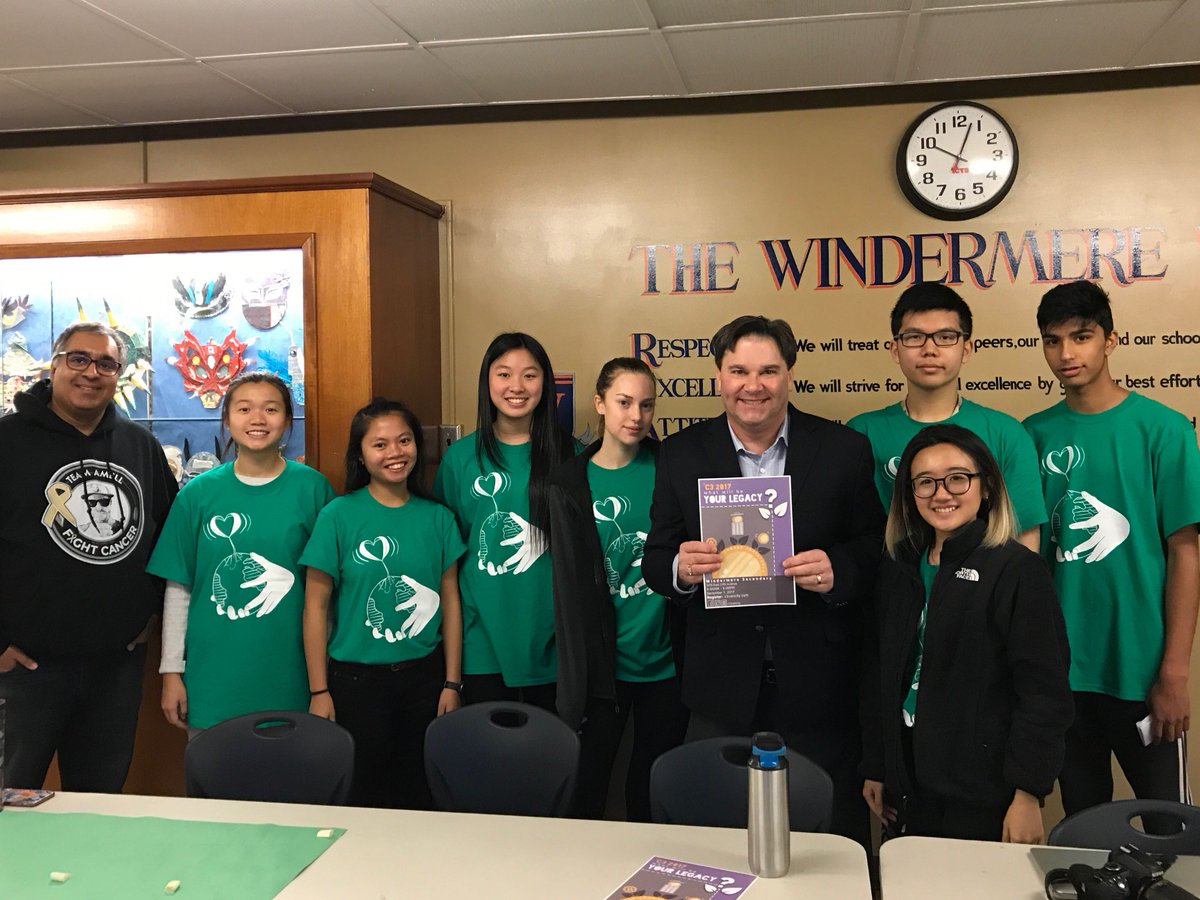 DonDavies's tweet photo. Honoured to participate in this morning's keynote at the 9th annual @c3vancity, organized by the fabulous Leadership 11 students at @Windermere_VSB. I'm inspired by your dedication to climate justice! https://t.co/jT81XUkoEO