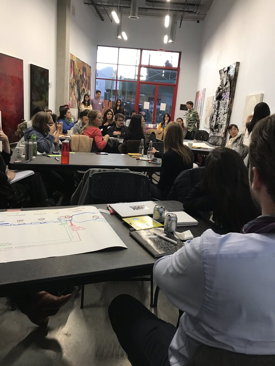stephiejohnno's tweet photo. Fantastic event organized by @SureWeCanNYC in #Brooklyn today on #CircularEconomy with workshop & panel - exciting to see the interest & enthusiasm for CE really building in NYC! #celabny #ecocirculab https://t.co/FAzwXx9Mln