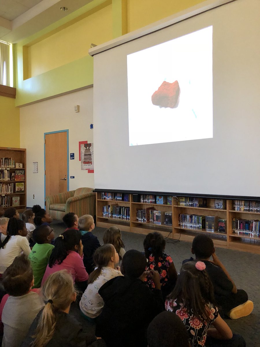 1stGradeOwls's tweet photo. This afternoon the whole 1st grade got together and watched the @ChatterPixIt we made about the 3 kinds of rocks we studied. We had a blast! #AESOwltheway https://t.co/5O6eYIPBBq
