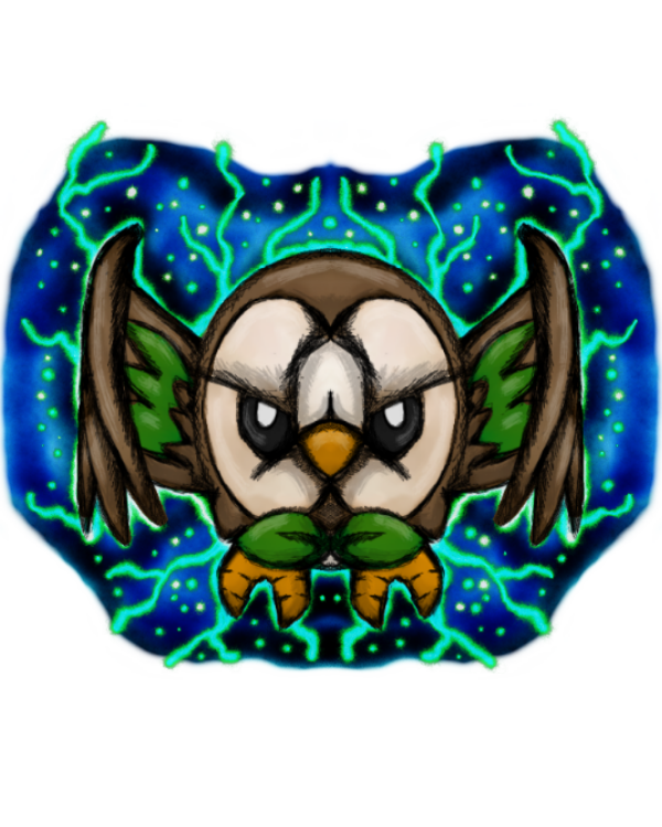dragonfire53511's tweet photo. #Pokemon #Rowlet #モクロー #Mokuroh #fanart #YoArte #Generation_VII #grass_Pokémon #videogames #artwork #painting #art https://t.co/jhBuft8H0L