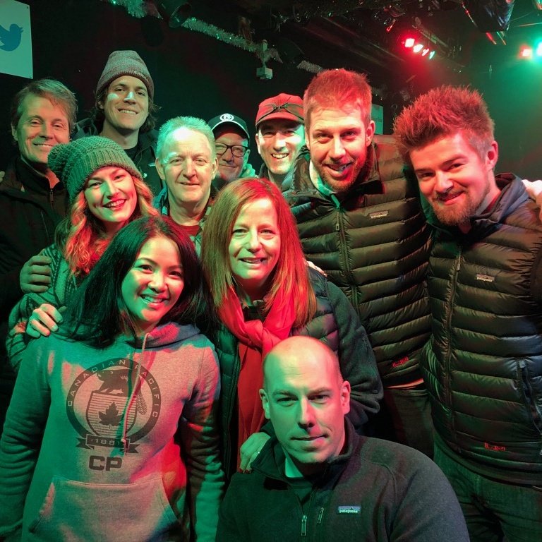 DevinCuddy's tweet photo. Great week on the @CPHolidayTrain with a great group! Good luck on the rest of your journey @KPrescottMusic @darrensavard #richlevesque and #kenpost (you too stoney) and of course, the boss #justintracy https://t.co/RUsFhLcbfy