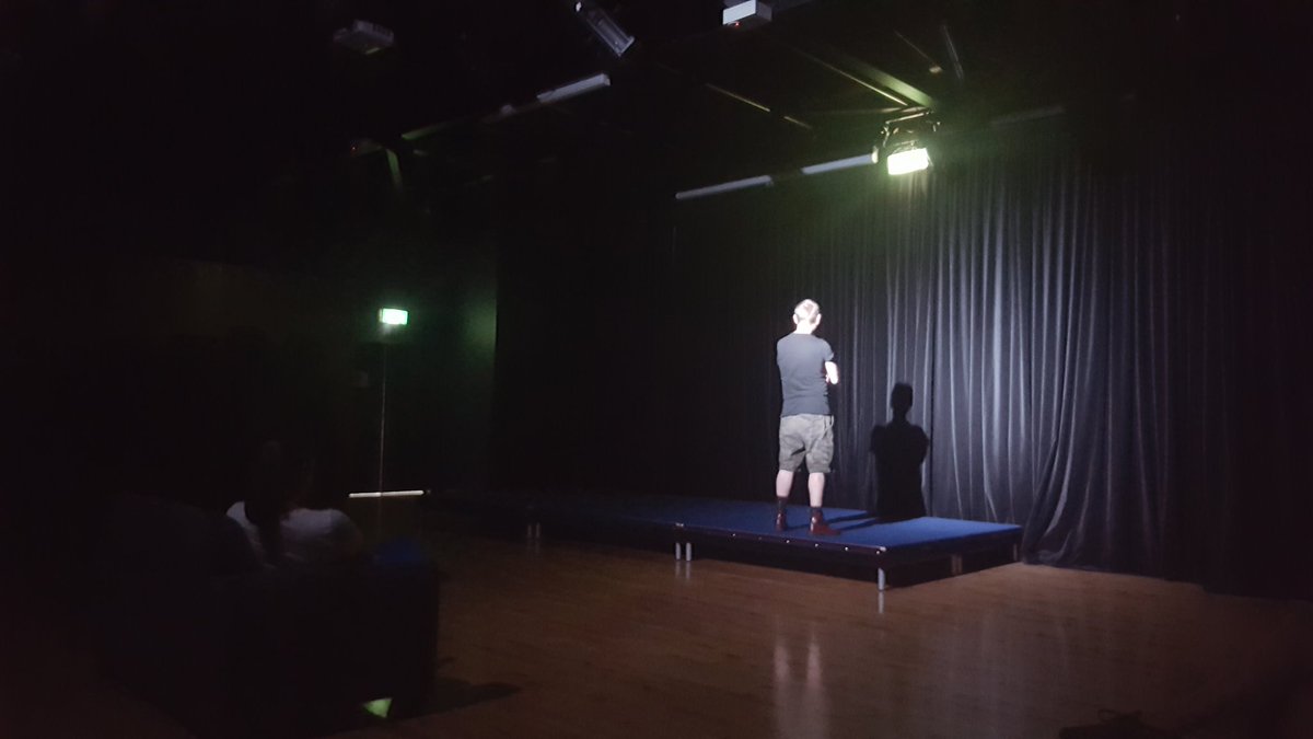 Lighting plot has begun for Trios! <a href="/courttheatre/">The Court Theatre</a> youth company devised shows dir. by 2 Prod, in the Glocester Room.