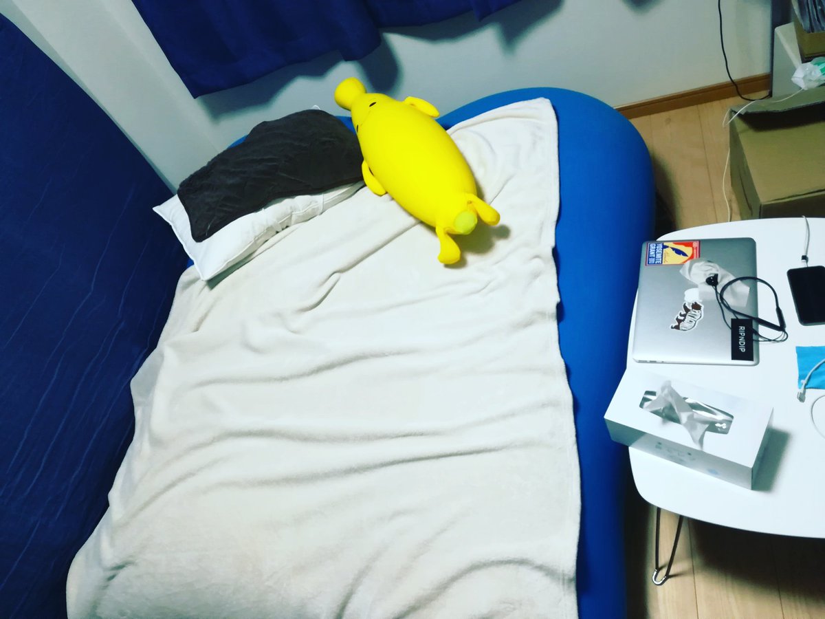 pyteregram's tweet photo. しかもこないだyogibo max買ったから、なおさら部屋から出なくなる笑 https://t.co/gdAgAhpxTd