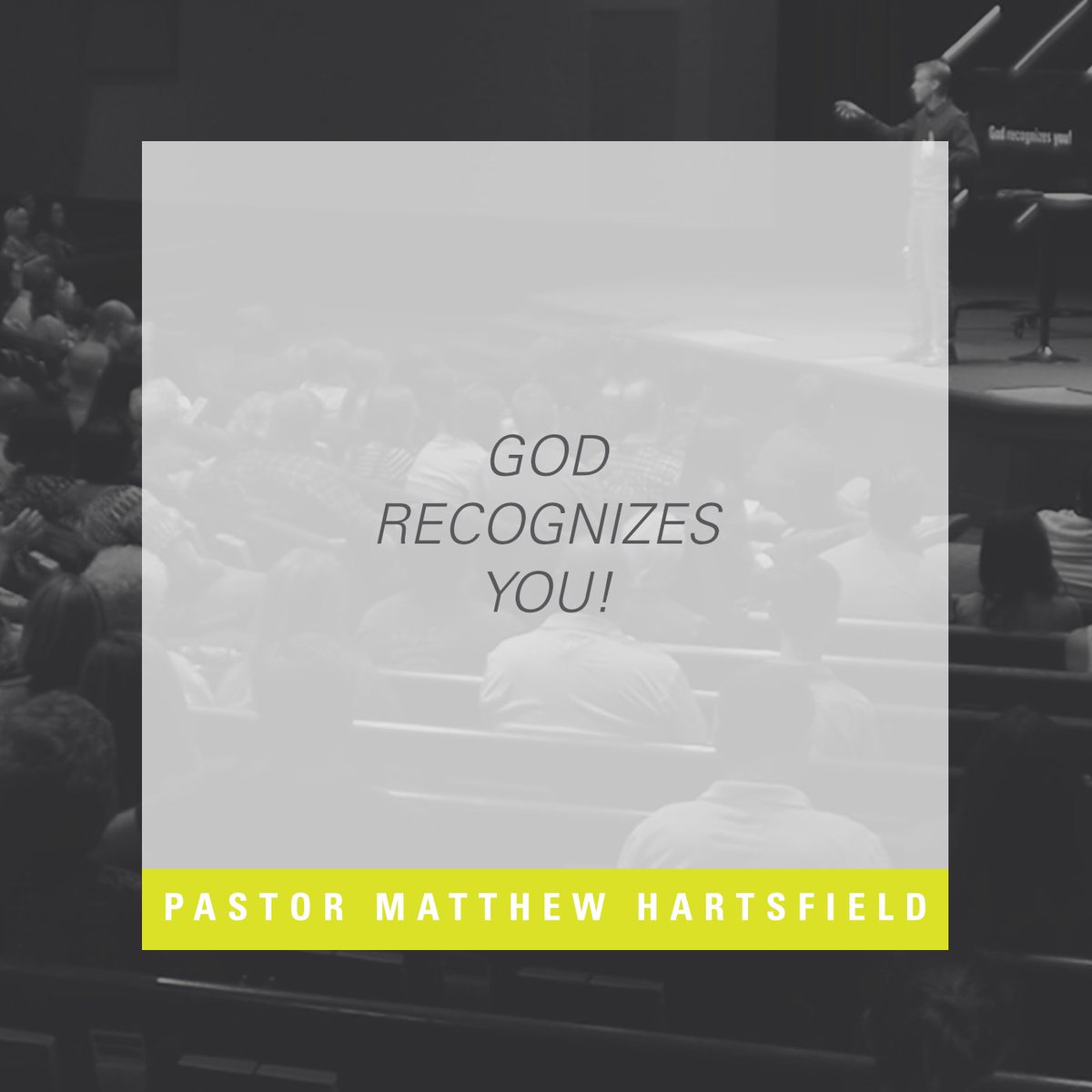 bayhopechurch's tweet photo. God recognizes you - your hurts, tears, pains, joys, and triumphs  God recognizes you! #MessageMemory #BayHopeChurch @mhartsfield https://t.co/SLqzhr1aPL