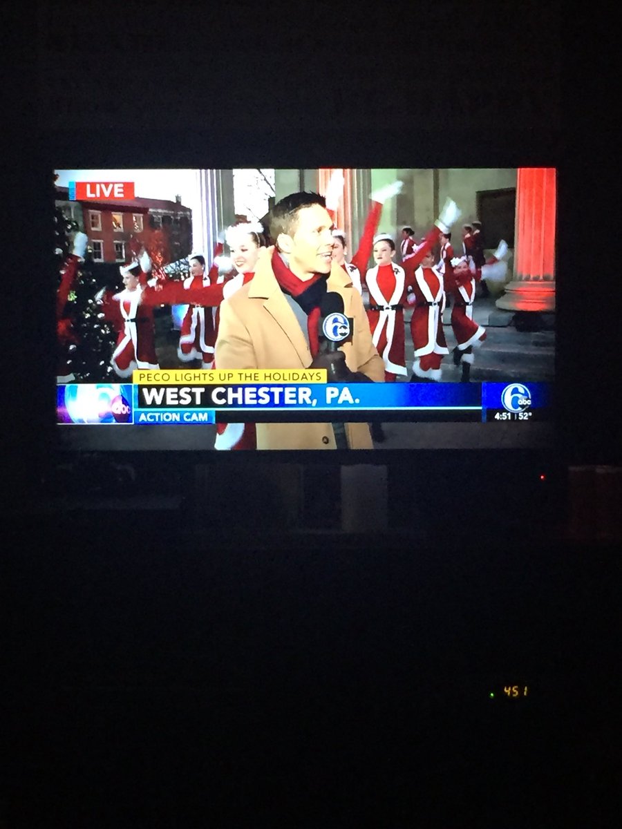 adam joseph 6abcadamjoseph twitter christmas parade west chester pa