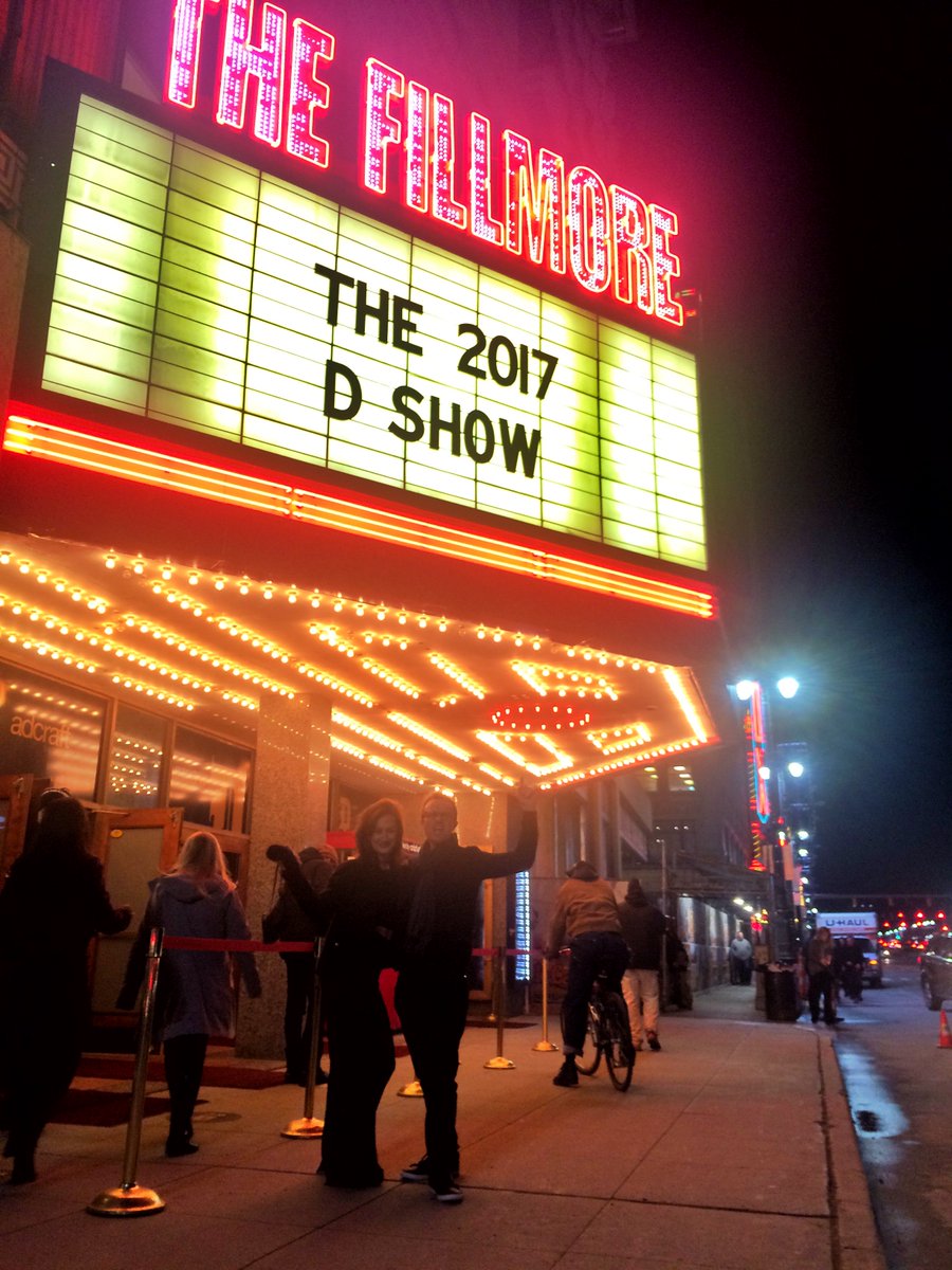 Click3X's tweet photo. Click 3X was on hand to help Motor City rock harder last night. Here’s  @Aron_Baxter and @helenmobrien at the D Show, the annual advertising awards in Detroit, held at the Fillmore Theatre.
#thedshow #adcraft #Detroit #thefillmore #advertising #adlife #click3x https://t.co/DHzTamBEXd