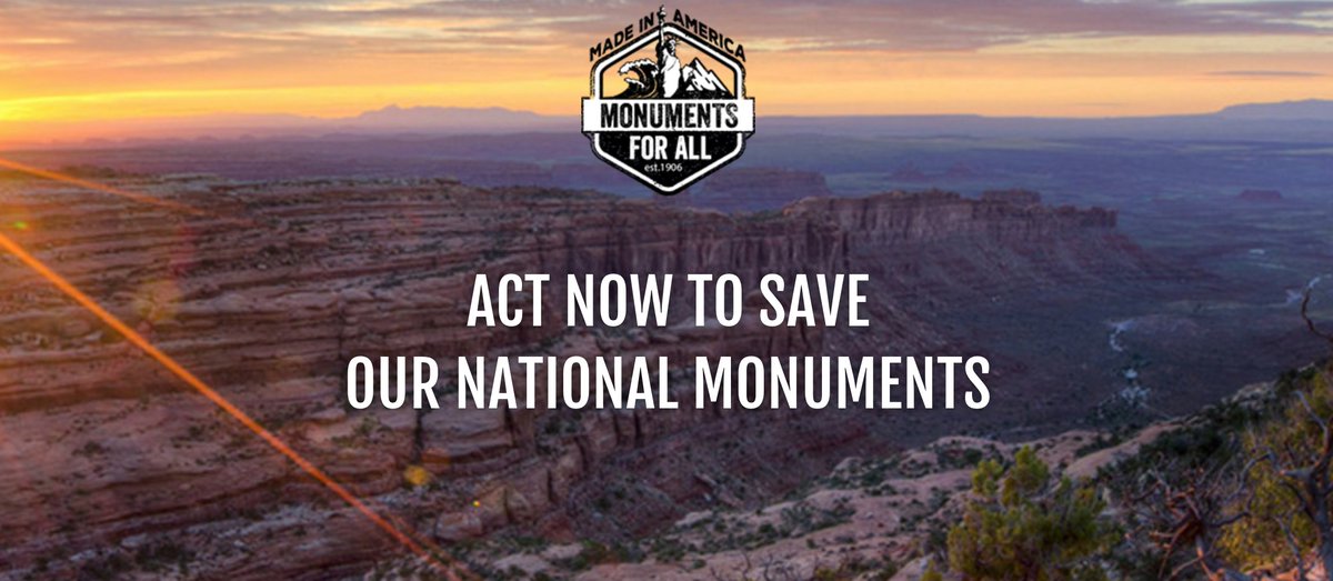 TAKE ACTION: President Trump will fly to Salt Lake City Utah on Monday, December 4th to shrink #BearsEars &amp; Grand Staircase-Escalante National Monuments. Make your voice heard and stand against this! Learn how else to get involved at bit.ly/2BunioR
<a href="/conservationall/">ConservationAlliance</a>
