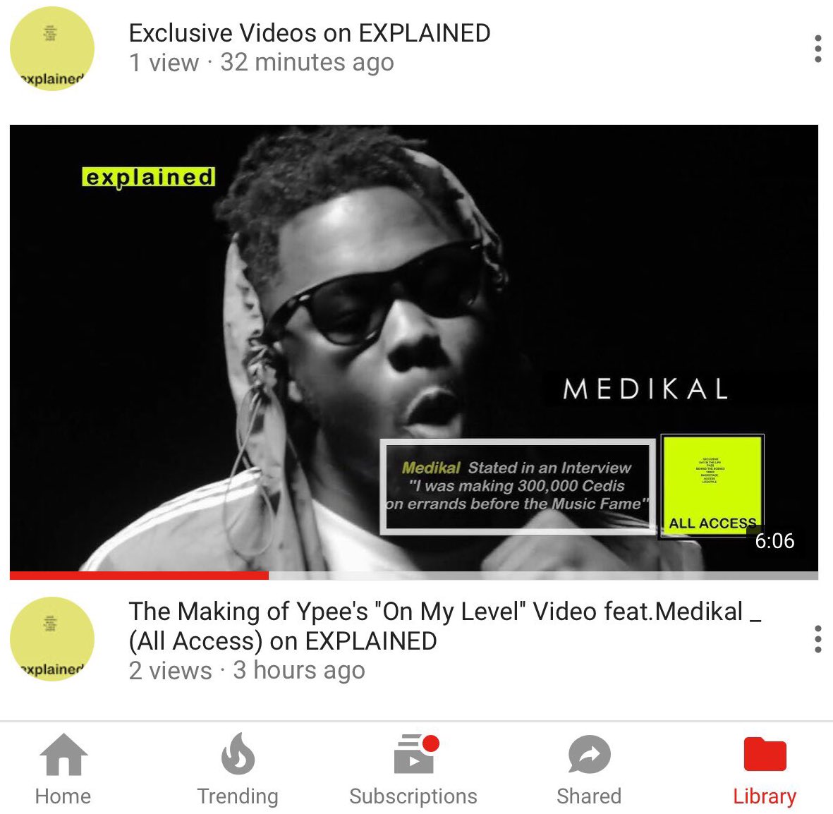 Explainedgh's tweet photo. Watch the Making of "On My Level" Video by @ypeegh feat.@AmgMedikal Exclusive on @Explained_gh #explainedgh          https://t.co/CRKlbDLSSW https://t.co/YRyarPtatA