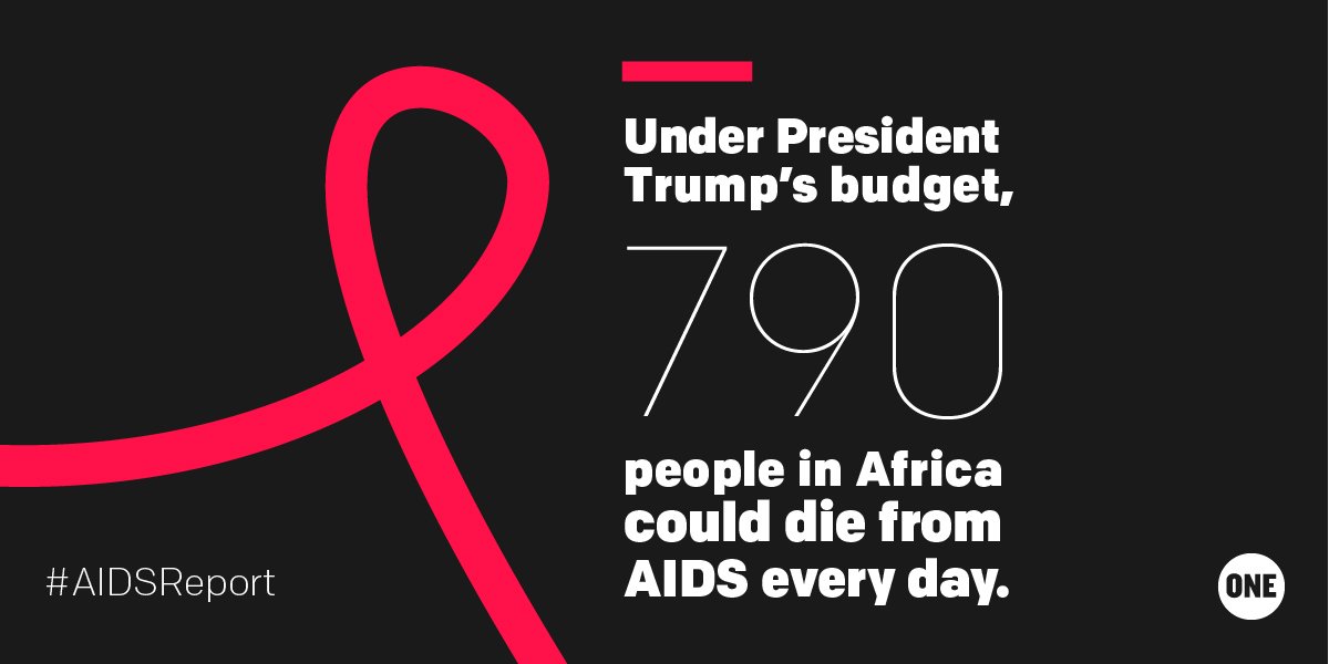 ONECampaign's tweet photo. American leadership has NEVER been more important in the fight to #endAIDS. Learn why in our new #AIDSReport: https://t.co/Hl7IhRIG1X. #WorldAIDSDay https://t.co/ebSWbQuzUy