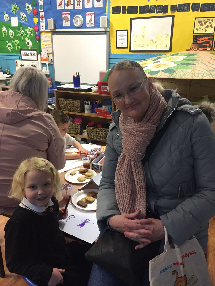WBurghPrimary's tweet photo. We had a Book, a Biscuit and a Boogie to gift our @Bookbug_SBT. Thank you to the parents who came to see what we've been learning. #BookWeekScot #WillybugsRead https://t.co/yIkhqmBdqQ