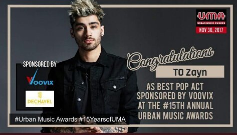 CRIMIVER's tweet photo. congrats Mr fucking Malik!!!!! everywhere you hide yourself we still support you......and love♥ #UrbanMusicAwards #15YearsofUMA #BestPopAct2017 #zaynmalik https://t.co/QxE2RYyTtJ