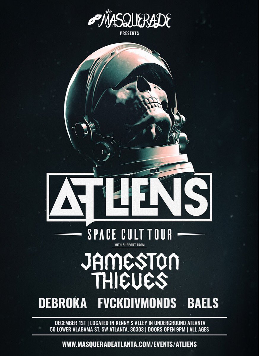debrokamusic's tweet photo. Tonight w/ the gangg 👽

@ATLiensOfficial  @JamestonThieves @FVCKDIVMONDS https://t.co/lJNmbsKD0k