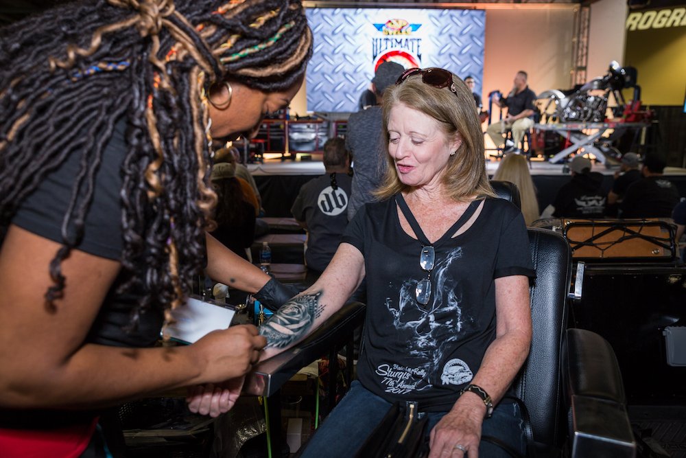 MotorcycleShows's tweet photo. Make a pit stop at the Progressive Parlor - offering free beard trims, custom airbrush tattoos, listen to mechanics on the stage and so much more.
#progressivemc #newyorkims https://t.co/1n0Jw9ZdtA