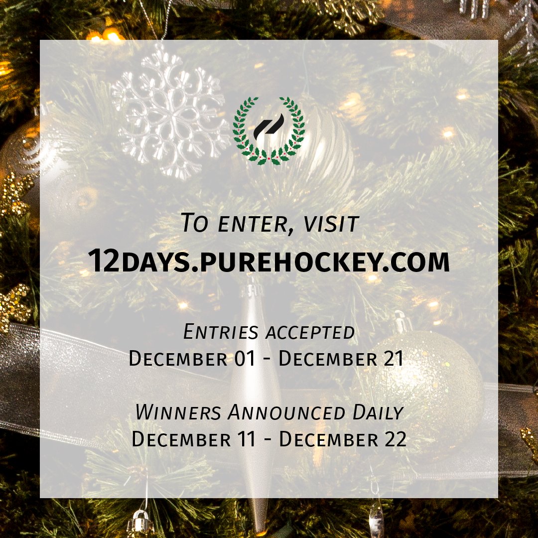 Santa stopped by early this year!! 🎅

We're giving away THE BEST gifts of the hockey holiday season! Click the link below to enter, and like/retweet this tweet to increase your chances!

12Days.Purehockey.com 

Entries accepted until 12/21, winners announced 12/11-12/22