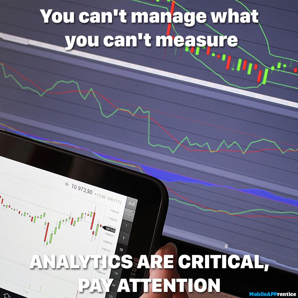 mobileapprentis's tweet photo. #Analytics are critical. I recommend at least Google Analytics &amp; #Crashlytics installed.  #app #appdevelopment https://t.co/ZtbhlqiAs7