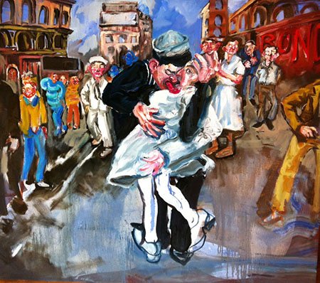 visualartsource's tweet image. ICYMI | Newcomer #RayMack makes zany narrative tableaux that are hilariously warped quotations of images familiar from art history. @AbmeyerWood visualartsource.com/index.php?page…